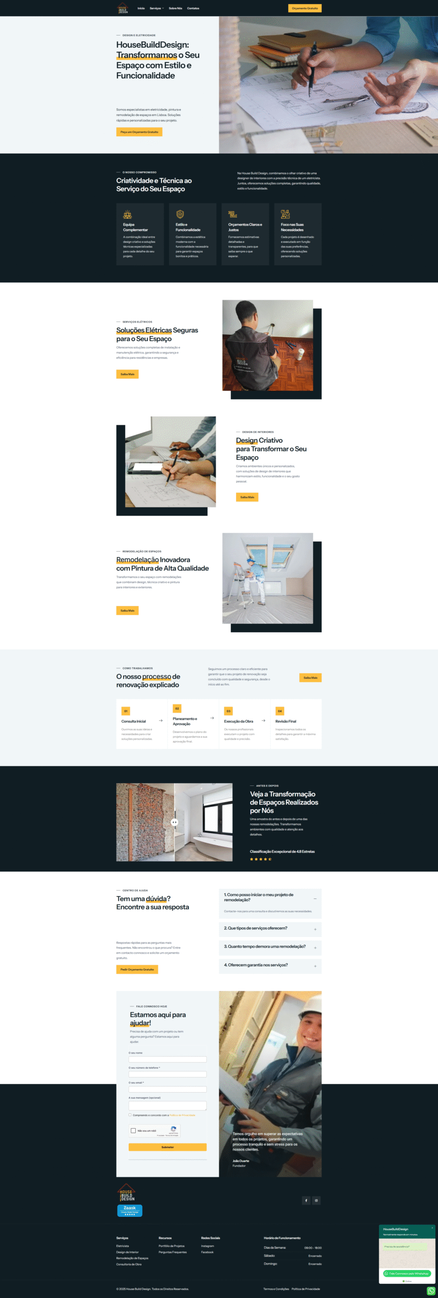 Website House Build Design